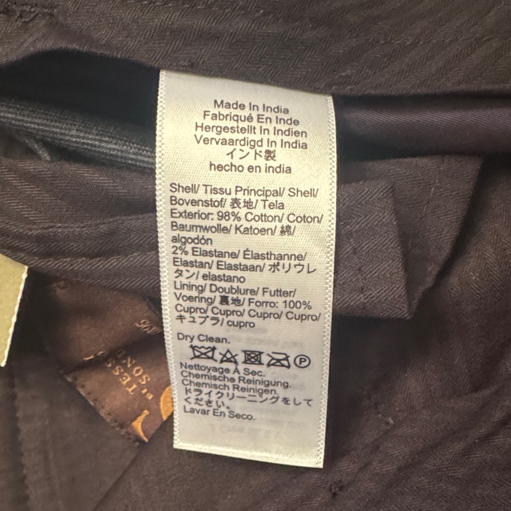 J.Crew Ludlow Slim-fit suit pant in Italian cotton blend Dark Gray (slate) 33x30 - Picture 5 of 7